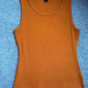 Tahari orange tank top orangeyouglad